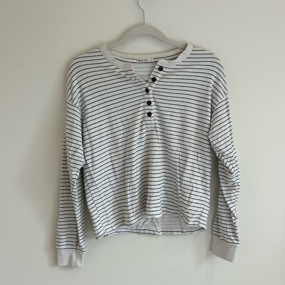 Marine Layer Striped Henley